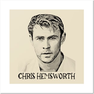 Chris Hemsworth Retro Posters and Art